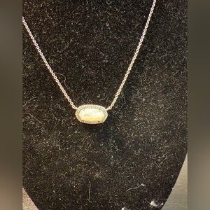 Kendra Scott Ivory Mother of Pearl Silver Necklace